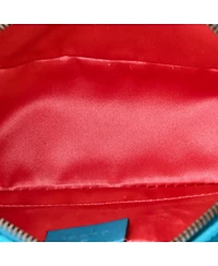 Pre-Owned Gucci Small Gg Marmont Shoulder Bag Matelasse Velvet