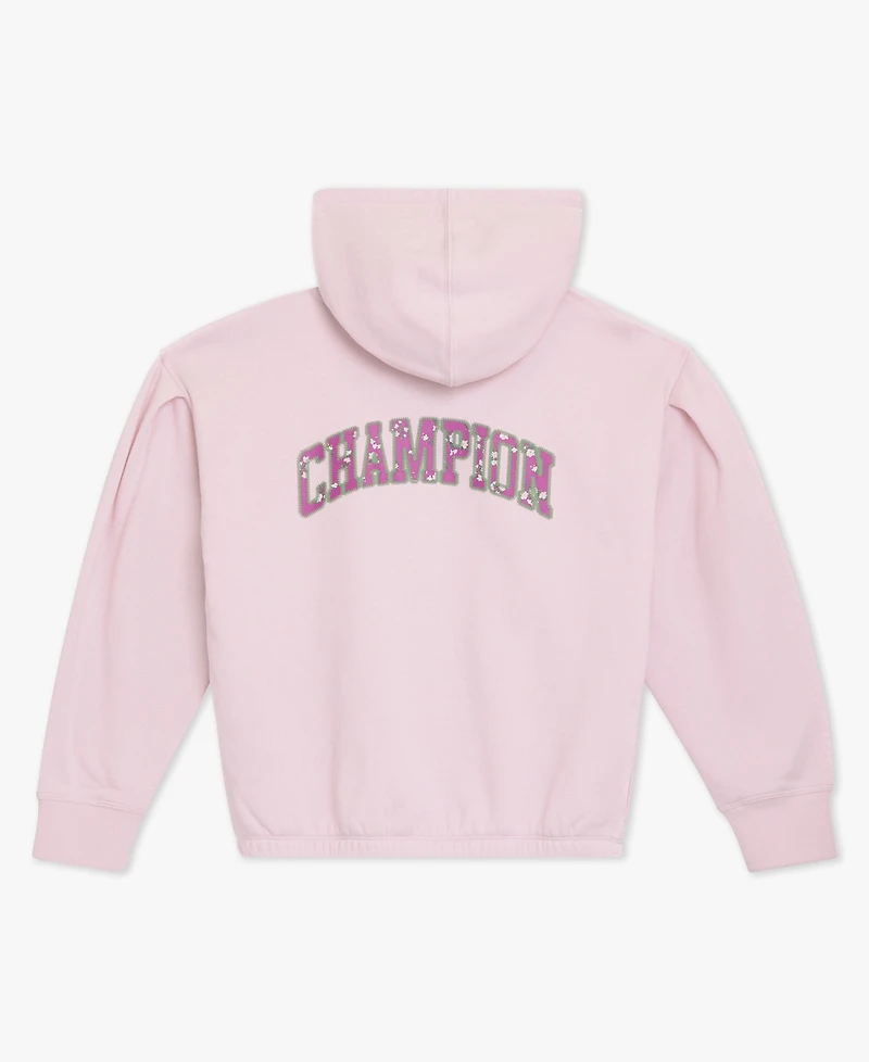 Champion Girls' 7-16 Full-Zip Adorable Graphic Hoodie