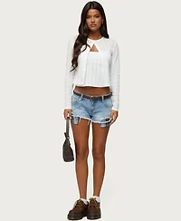 Edikted Women's Adie Pointelle Cardigan