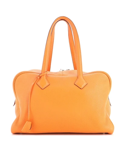 Pre-Owned Hermes 35 Victoria Ii Bag Clemence