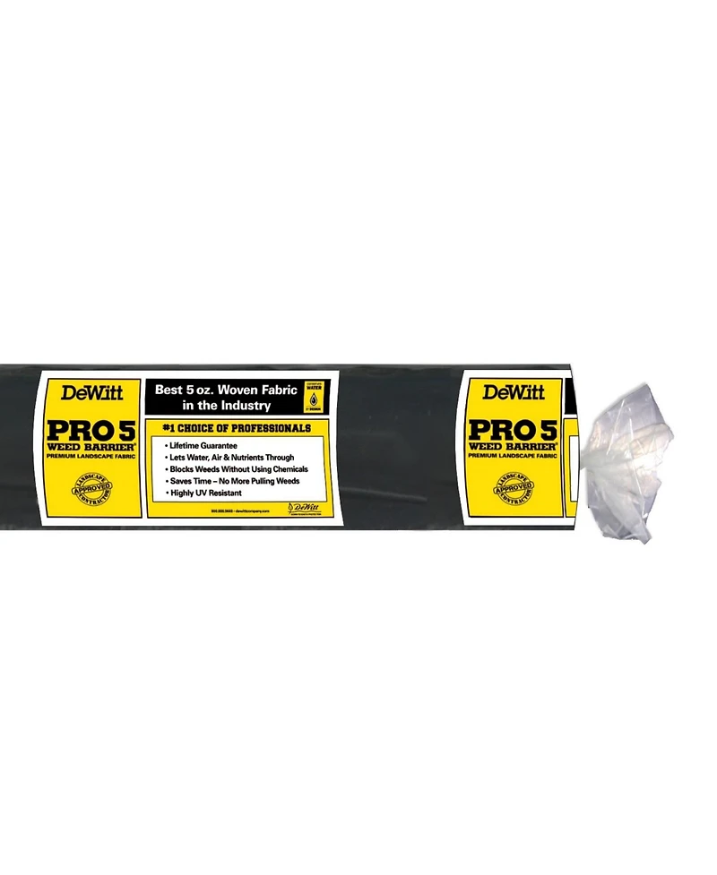 DeWitt 6 x 250 5 ounce and 4 x 250 5 ounce Pro 5 Landscape Weed Barrier Fabric