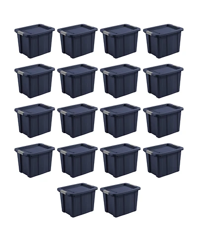 Sterilite Tuff1 Gal Plastic Storage Tote Bin w/Latching Lid