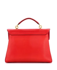 Pre-Owned Salvatore Ferragamo Large Margot Satchel Leather
