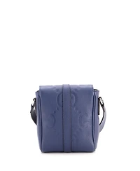 Pre-Owned Gucci Small Messenger Bag Jumbo Gg Embossed Leather