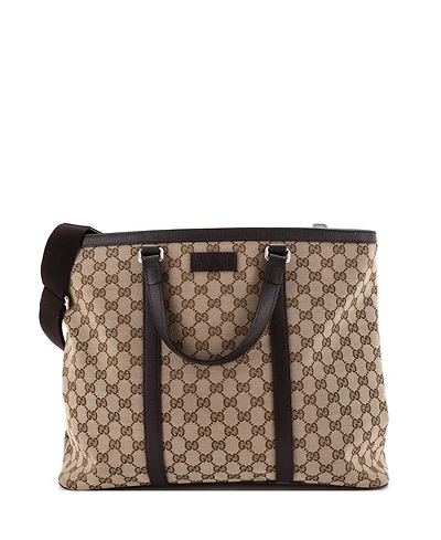 Pre-Owned Gucci Large Joy Convertible Tote Gg Canvas