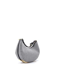 Pre-Owned Fendi Small Fendigraphy Bag Houndstooth Wool