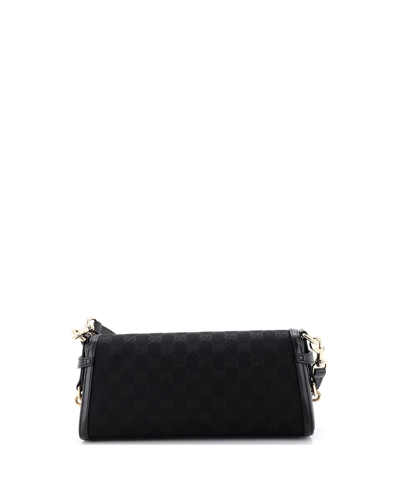 Pre-Owned Gucci Small Luce Shoulder Bag Canvas