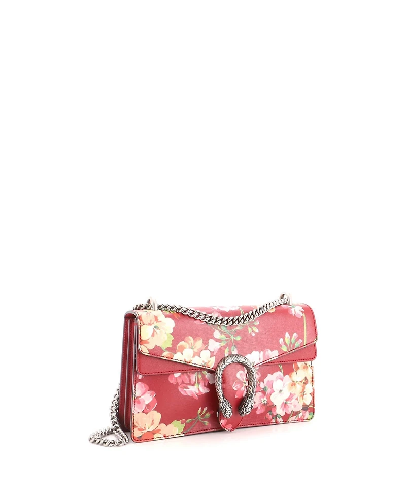 Pre-Owned Gucci Small Dionysus Bag Blooms Print Leather