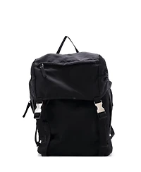 Pre-Owned Prada Medium Double Buckle Backpack Tessuto