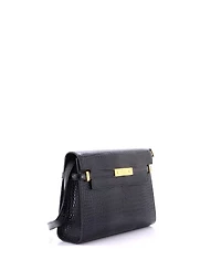 Pre-Owned Saint Laurent Medium Manhattan Shoulder Bag Embossed Leather