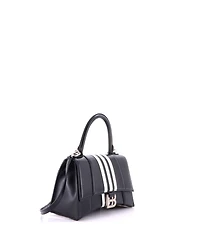 Pre-Owned Balenciaga Small x adidas Hourglass Top Handle Bag Leather