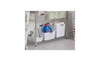 Sterilite Set of Ultra Plastic Storage Bin Baskets w/ Handles, 6 Deep, 12 Medium