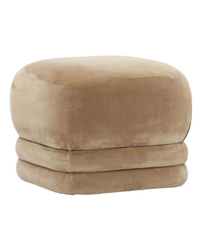 Dovetail Furniture, Montel Velvet Ottoman