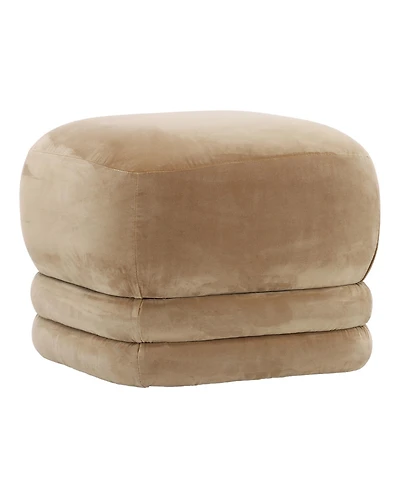 Dovetail Furniture, Montel Velvet Ottoman