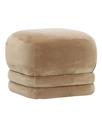 Dovetail Furniture, Montel Velvet Ottoman
