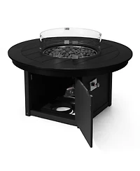 WestinTrends 47" Modern Outdoor 55,000 Btu Patio Propane Round Fire Pit Table