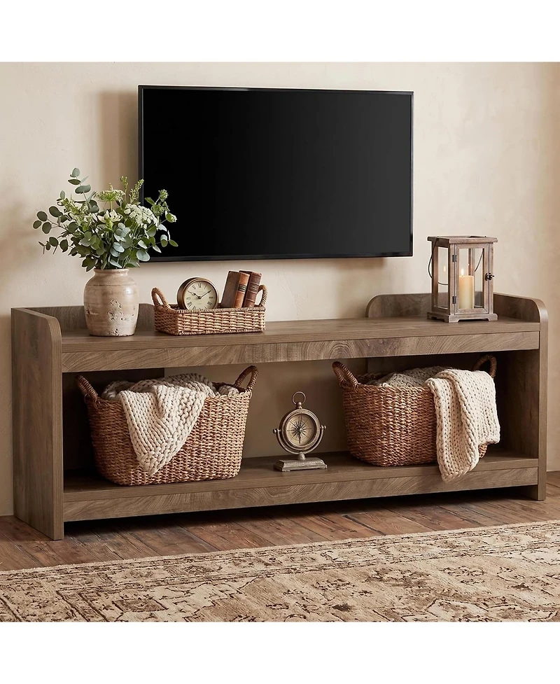 Tribesigns 63-Inch Tv Stand for TVs Up to 70", 2-Tier