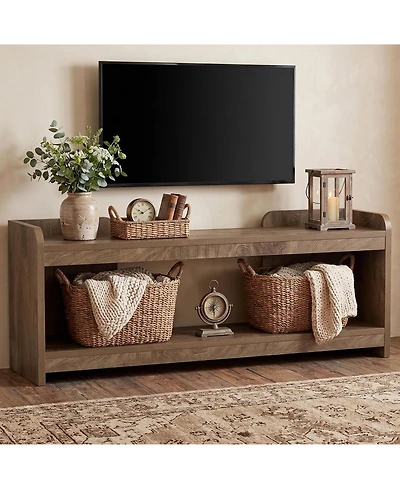 Tribesigns 63-Inch Tv Stand for TVs Up to 70", 2-Tier