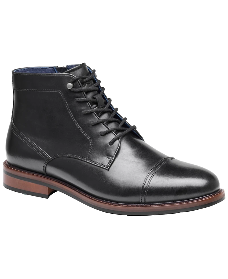 Johnston & Murphy Men's Daylen Cap-Toe Dress Boots