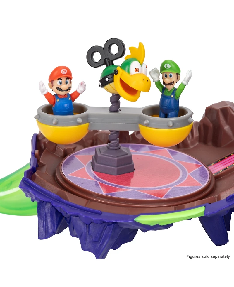 Super Mario Wonder Bowser Jr. Planet Glow-in-the-Dark Interactive Playset, Ages 3+