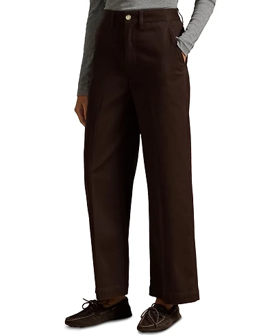 Polo Ralph Lauren Women's Chino Wide-Leg Pants