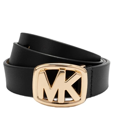 Michael Kors Mk Buckle Leather Belt