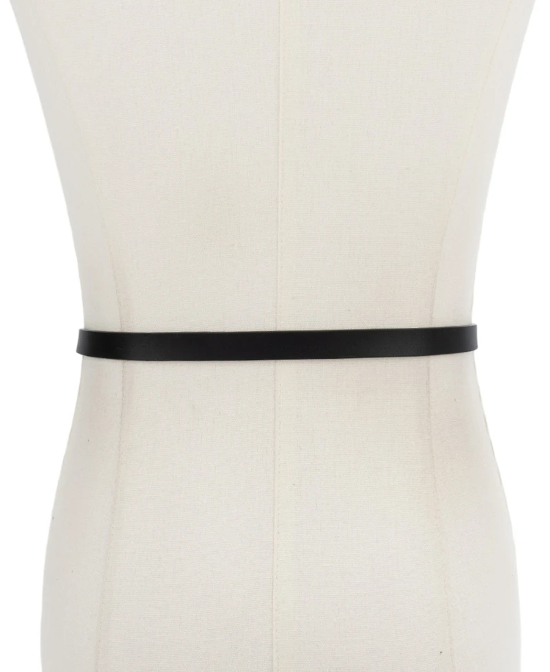 Michael Kors Oval Buckle Leather Reversible Belt