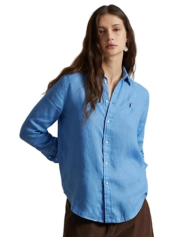 Polo Ralph Lauren Women's Classic-Fit 100% Linen Shirt