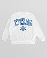 Gameday Couture Women's Tennessee Titans Sweet Play Oversized Drop-Shoulder Sweatshirt