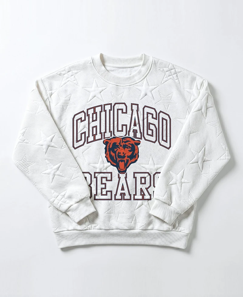 Gameday Couture Women's Chicago Bears Big Play Energy Oversized Graphic Sweatshirt