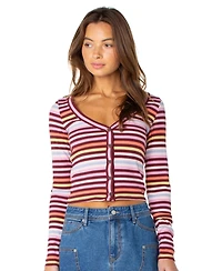 Roxy Women's Terrace Long-Sleeve Cropped Top