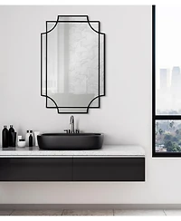 Kate and Laurel Minuette Decorative Framed Wall Mirror
