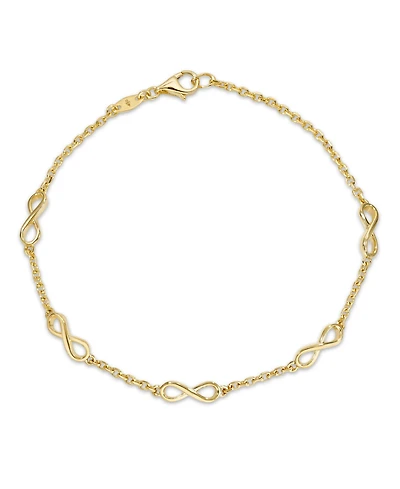 Devata Infinity Chain Bracelet in 14K Gold, 6.5 in adj to 7.5 in, approx. 2.8 grams