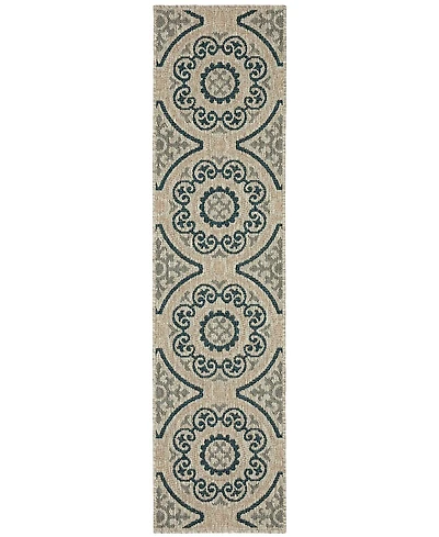 Oriental Weavers Latitude 1'10" x 7'6" Runner Rug