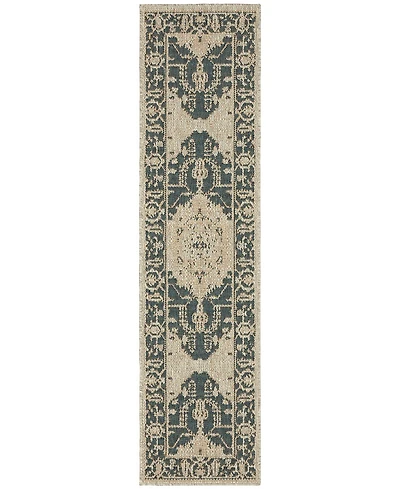 Oriental Weavers Latitude 001J3 Gray 1'10" x 7'6" Runner Rug