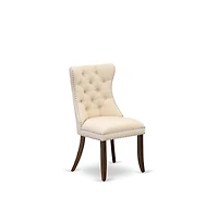 East West Furniture 3 Piece Dining Room Table Set Consists of a Square Solid Wood Table
