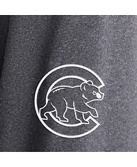 Fanatics Men's Charcoal Chicago Cubs ClutchLong sleeves Hooded T-Shirt