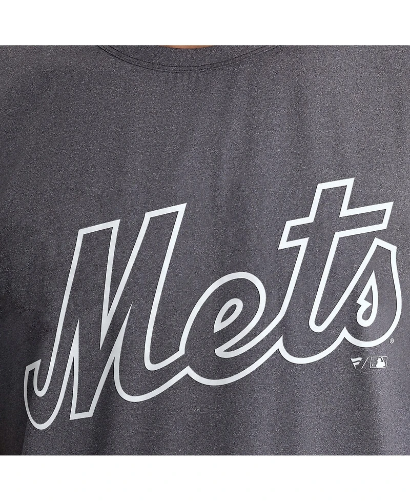 Fanatics Men's Charcoal New York Mets Clutch Winning Edge T-Shirt