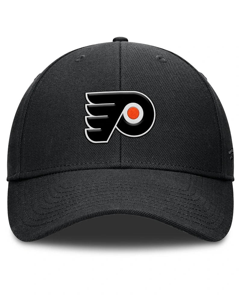 Fanatics Men's Black Philadelphia Flyers Force Adjustable Hat