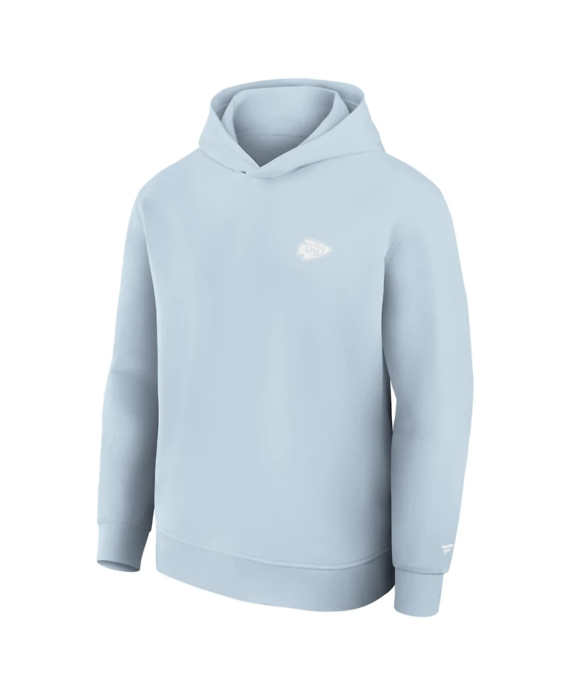 Fanatics Men's Light Blue Kansas City Chiefs Clutch Tri-Blend Hoodie