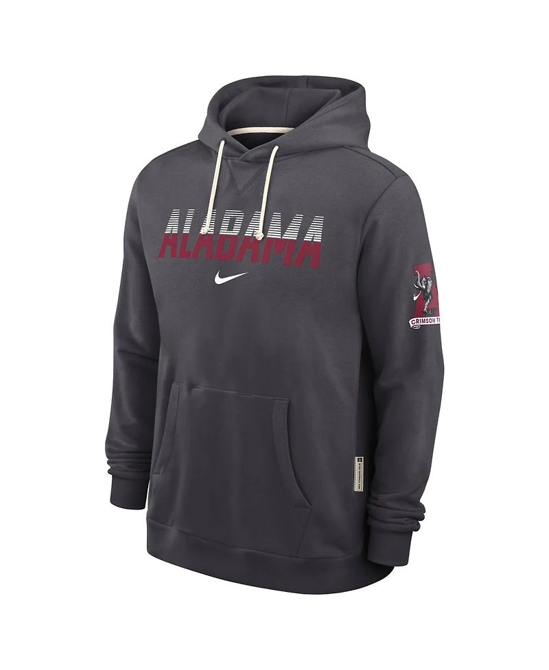 Nike Men's Anthracite Alabama Crimson Tide 2026 Sideline Standard Issue Dri-fit Hoodie