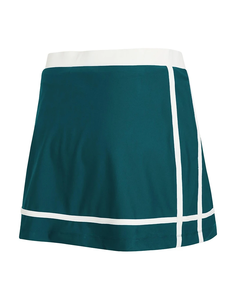 Wear by Erin Andrews Women's Midnight Green Philadelphia Eagles Stripe Skort
