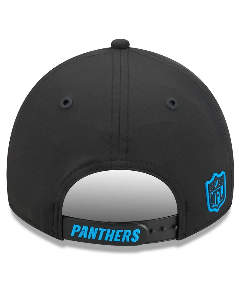 New Era Men's Black Carolina Panthers 2026 Sideline Casual Classic Adjustable Hat