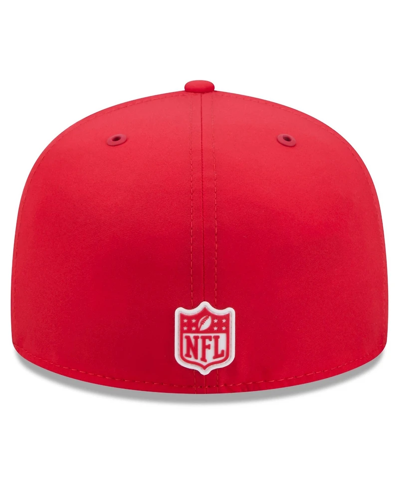 New Era Men's Red Kansas City Chiefs 2026 Sideline 59FIFTY Fitted Hat