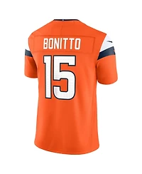 Nike Men's Nik Bonitto Orange Denver Broncos Team Vapor F.u.s.e. Stitched Limited Jersey