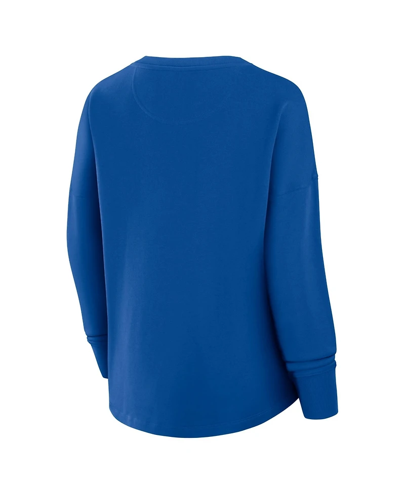 Fanatics Women's Royal New York Islanders Oversized Breakaway Sweatshirt