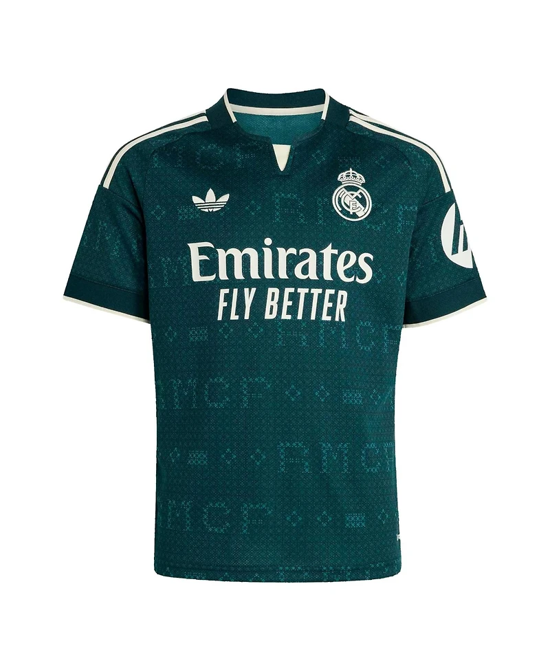 Adidas Big Boys and Girls Green Real Madrid 2026/27 Away Replica Jersey