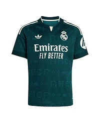 Adidas Big Boys and Girls Green Real Madrid 2026/27 Away Replica Jersey