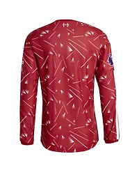 Adidas Men's Red Liverpool 2026/27 Home On-Field AuthenticLong sleeves Jersey