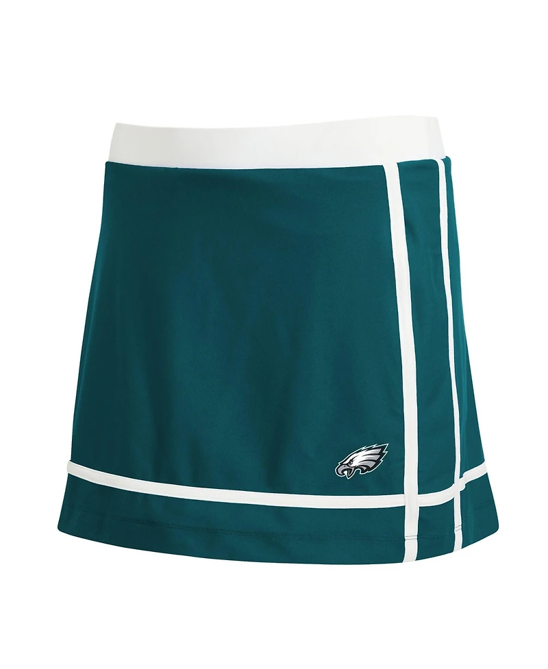 Wear by Erin Andrews Women's Midnight Green Philadelphia Eagles Stripe Skort
